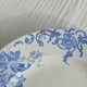 Lot de 6 assiettes semi-creuses terre de fer Saint Amand et Hamage, Campanule