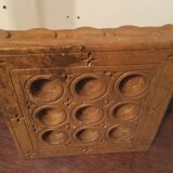 Carved candle holder "Pierre de Jaisalmer"