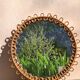 Rattan mirror by Franco Albini