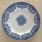 2 mismatched ironstone plates