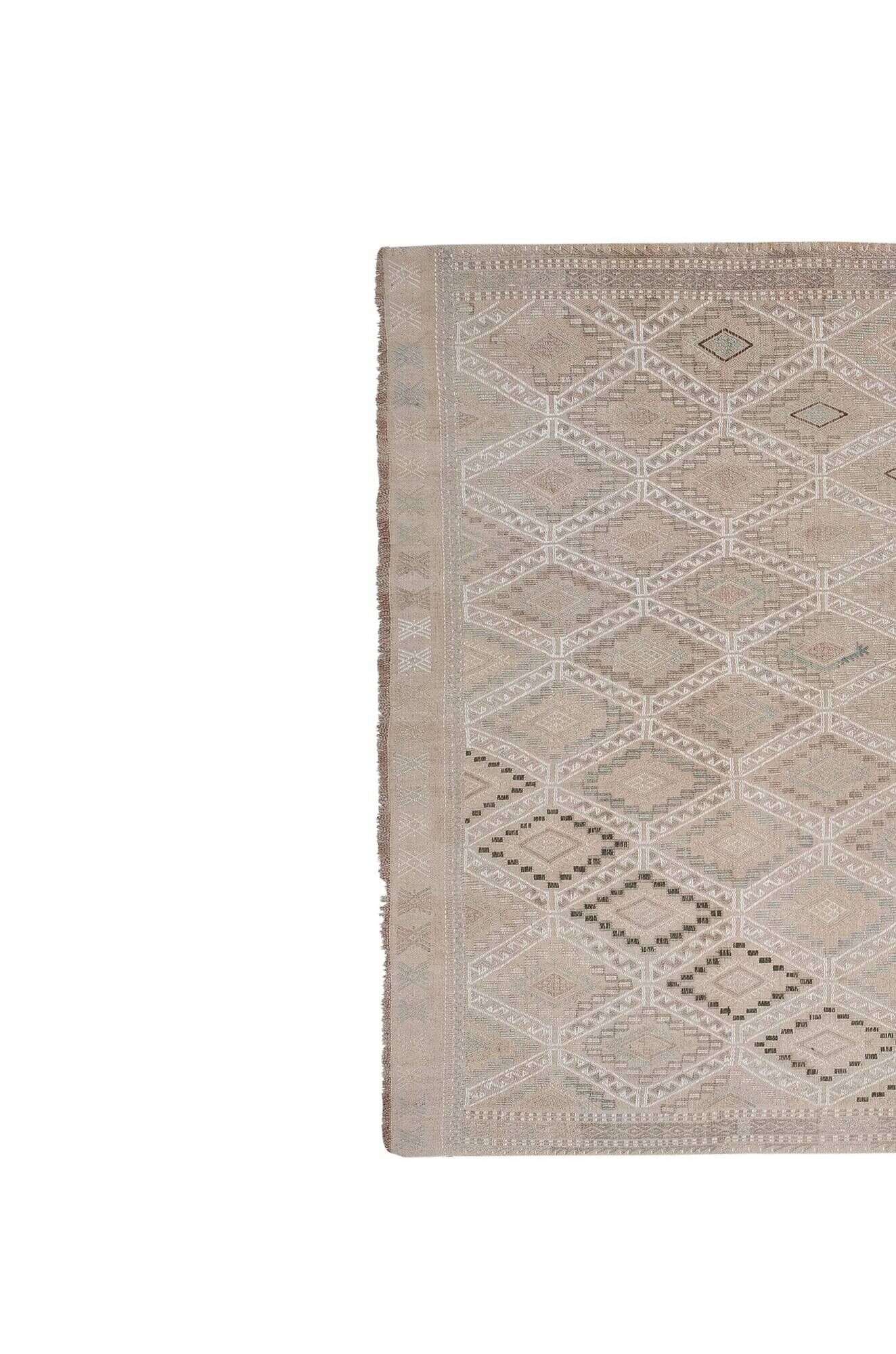 Vintage hand-embroidered textile 158x226 cm