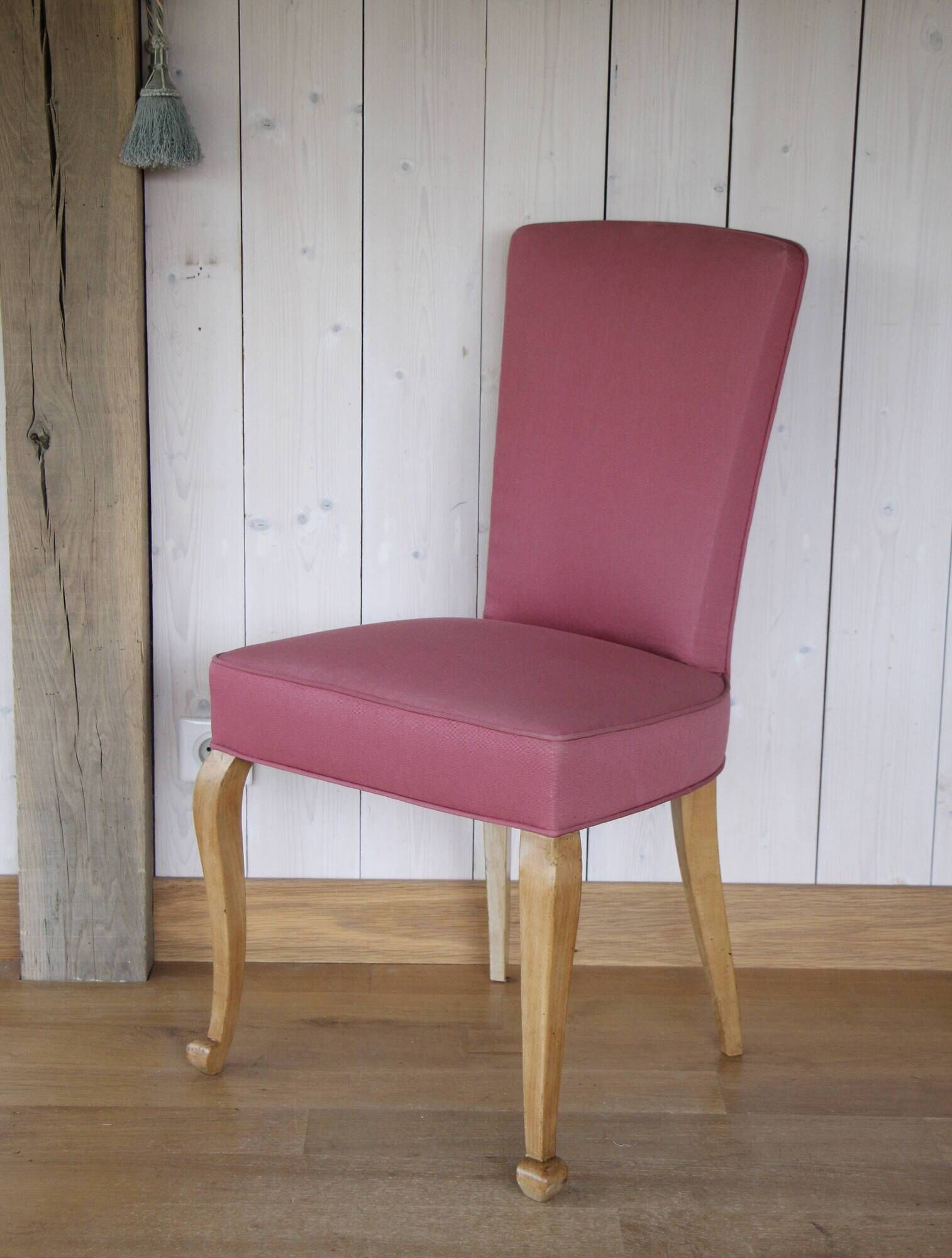 Upholstered chair in Scandinavian style