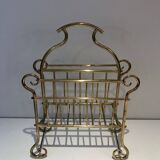 Brass magazine rack