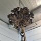 Lantern with fleur-de-lys crown in bronze 19th
