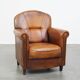 Fauteuil en cuir de mouton