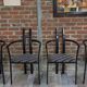 Set of 4 Italian design armchairs from the 80s