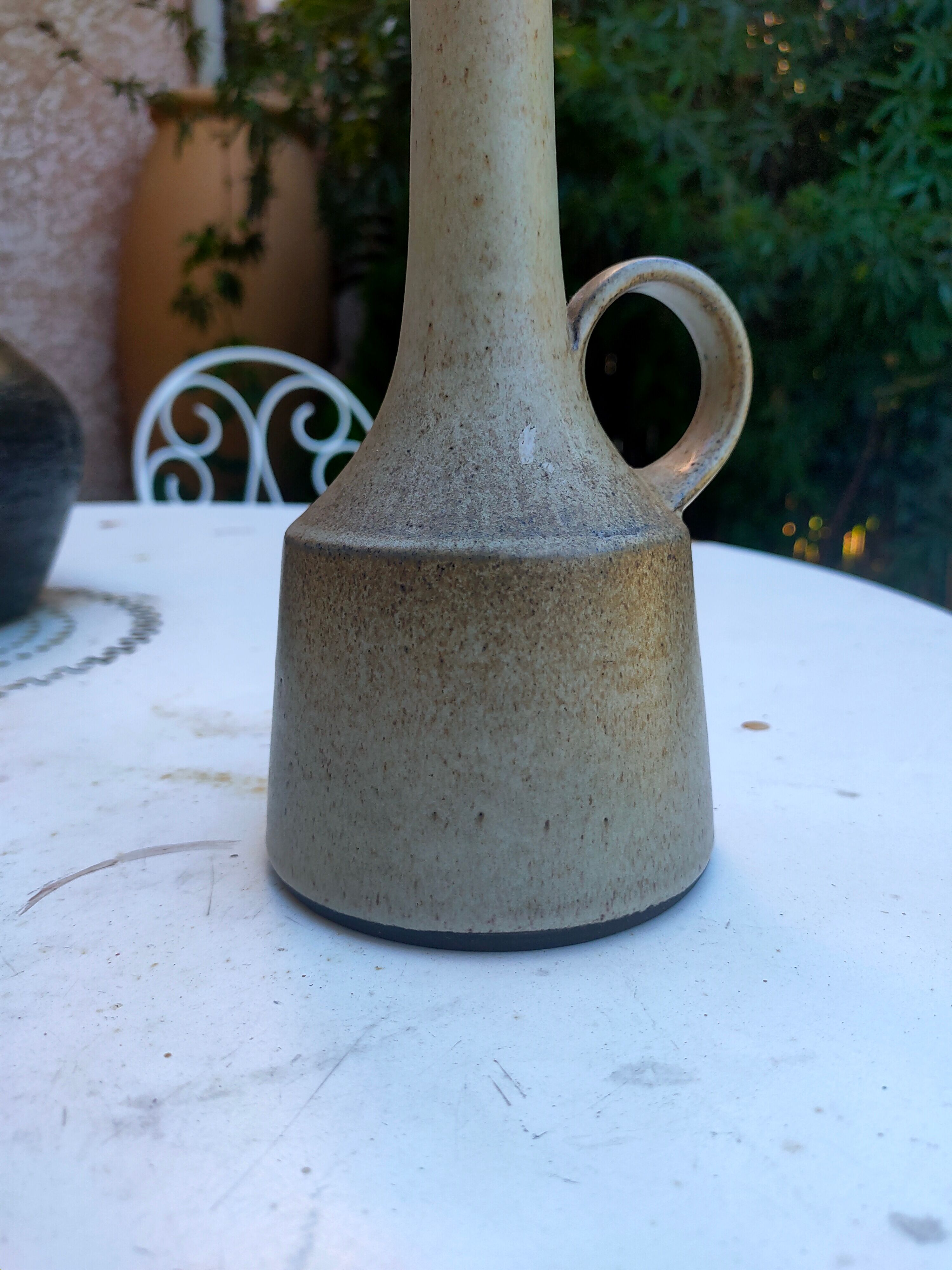 Minimalist sandstone vase