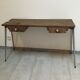 Pupitre écolier double pieds compas aluminium
