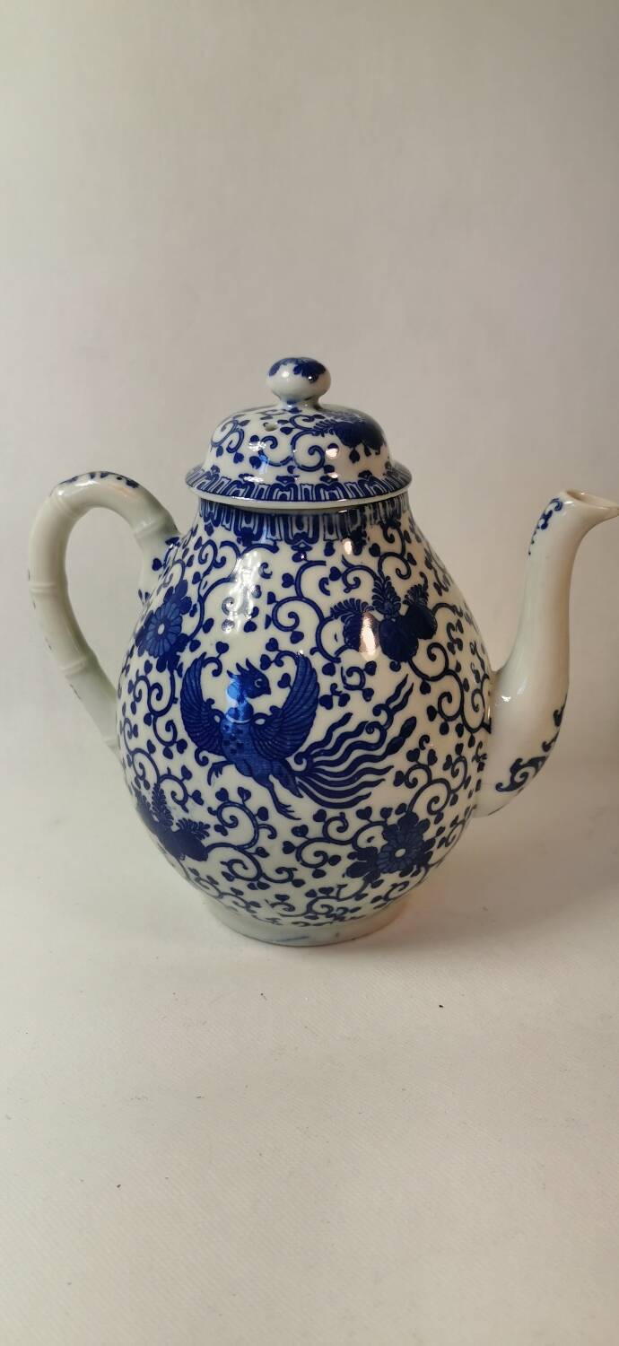 Blue White Japanese Porcelain Tea Set