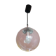 Vintage Glashütte Limburg pendant light, bubbled glass ball, ceiling lamp, ball chandelier