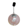 Vintage Glashütte Limburg pendant light, bubbled glass ball, ceiling lamp, ball chandelier
