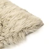 Rectangular rug in natural wool, 1970s