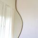 Large Handmade Brass Abstract Organic Mirror