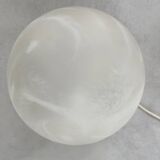 Large designer egg lamp by Vianne Verrerie from the 70s