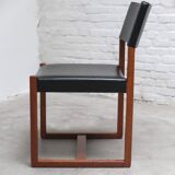 Pair of side chairs by Alfred Hendrickx for Belform, 1960s