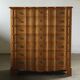 Vintage Mid-century Baroque Style Danish High Boy Brutalist Dresser 1960s