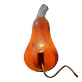 Lampe en verre en forme de poire