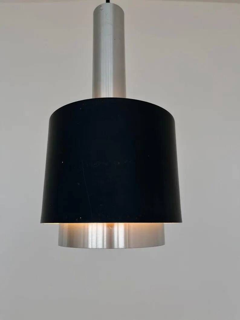 Pair of Midcentury Pendants Doria Leuchten, Germany, 1970s