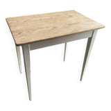 Old weathered wooden table