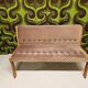 Banc vintage velour 1970 "