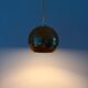 Set of 2 vintage Danish brass design pendant - Louis Poulsen Topan style