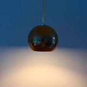 Set of 2 vintage Danish brass design pendant - Louis Poulsen Topan style