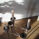 Scandinavian chrome modular candle holder 1960