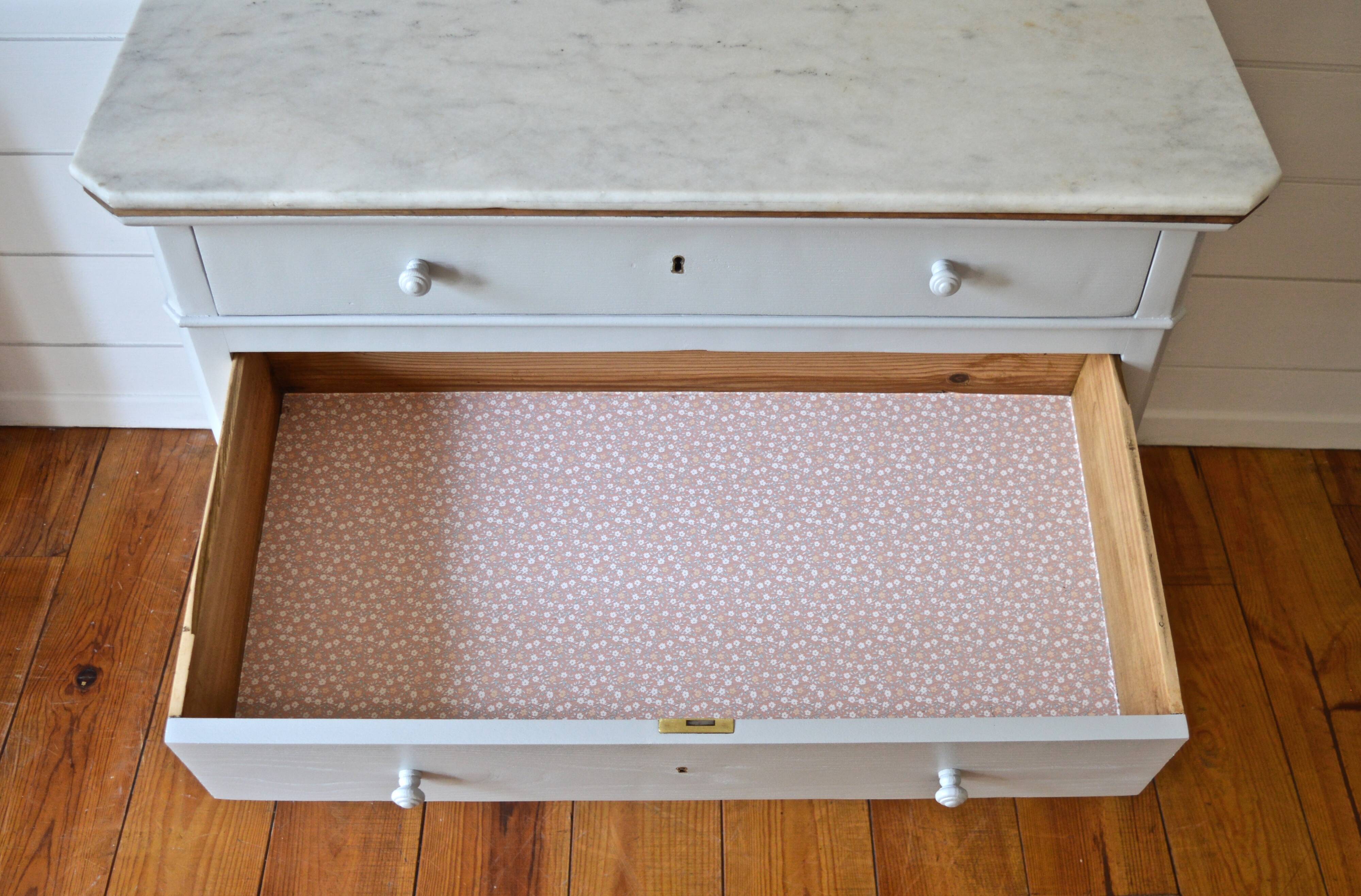 Marble chest of drawers