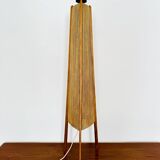 Sisal and Teak Floor Lamp by Temde