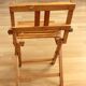 Foldable wooden children stool - Vintage from the 60s