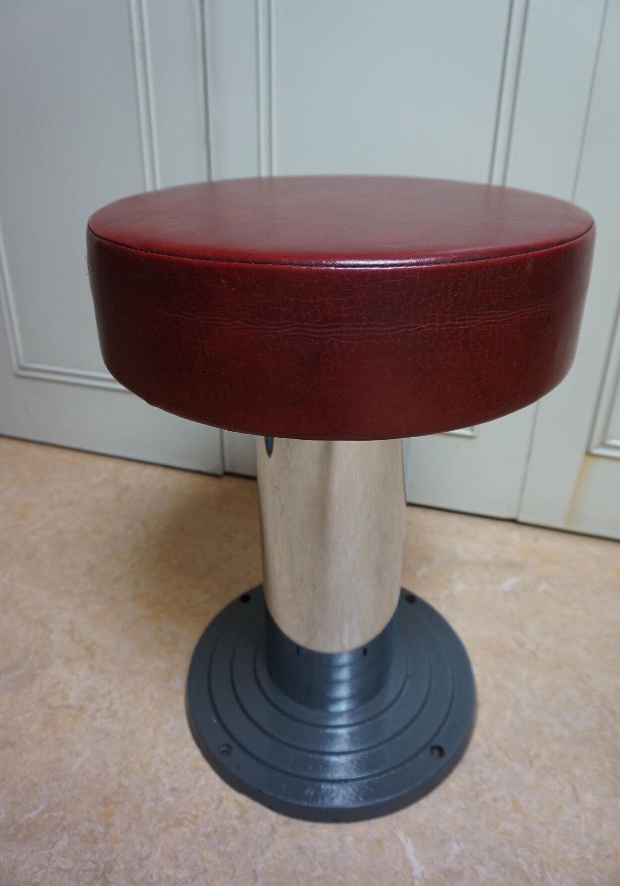 Vintage Belgian Art Deco Style Bar Stools from Frava, 1950s, Set of 4