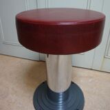 Vintage Belgian Art Deco Style Bar Stools from Frava, 1950s, Set of 4