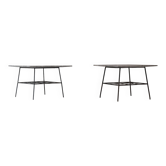 Set of two marble side tables, dating from the 1960s.