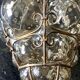 Lantern cage in blown glass style Murano dimension: H-28cm- D-18cm-