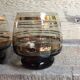 5 vintage glasses