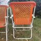 Fauteuils de camping pliants années 70