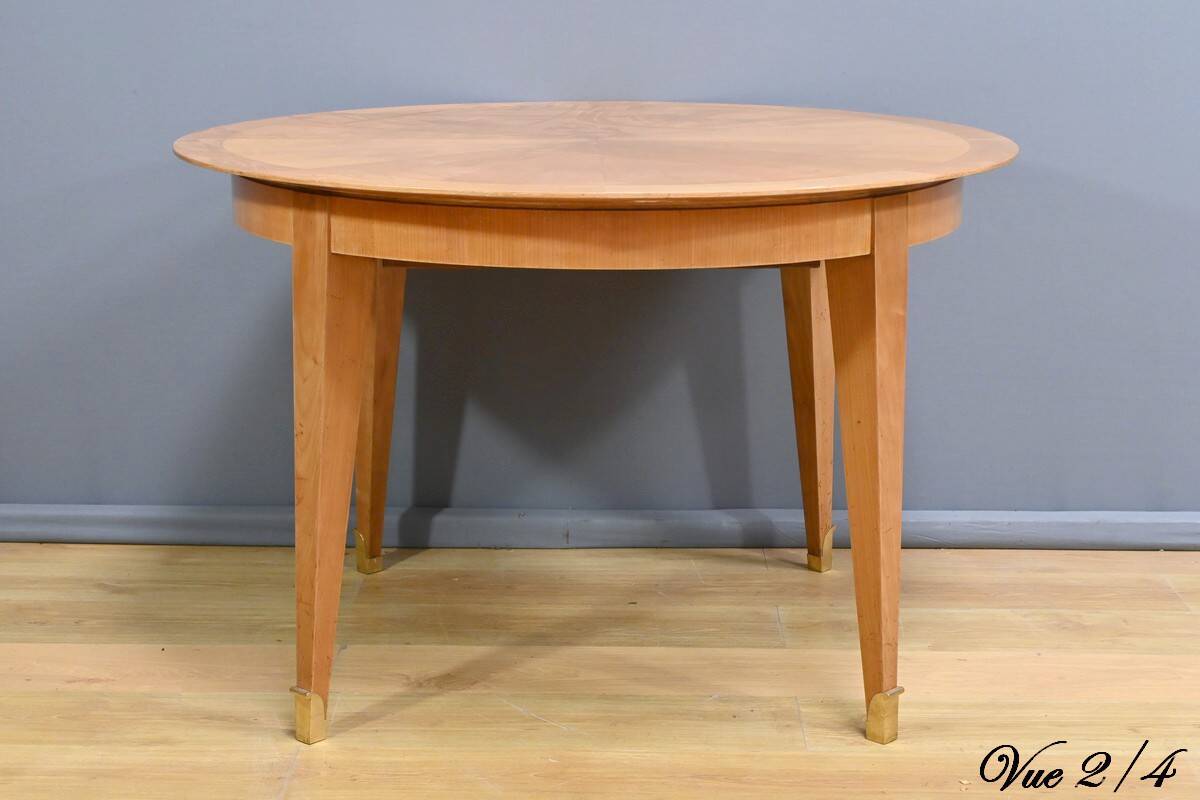 Table for 4 to 10 people in cherry wood – 1950