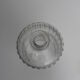 Fluted glass bottle