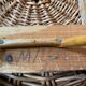 Wicker stool 60s