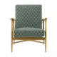 Fauteuil Floating Bakou Celadon Red Edition