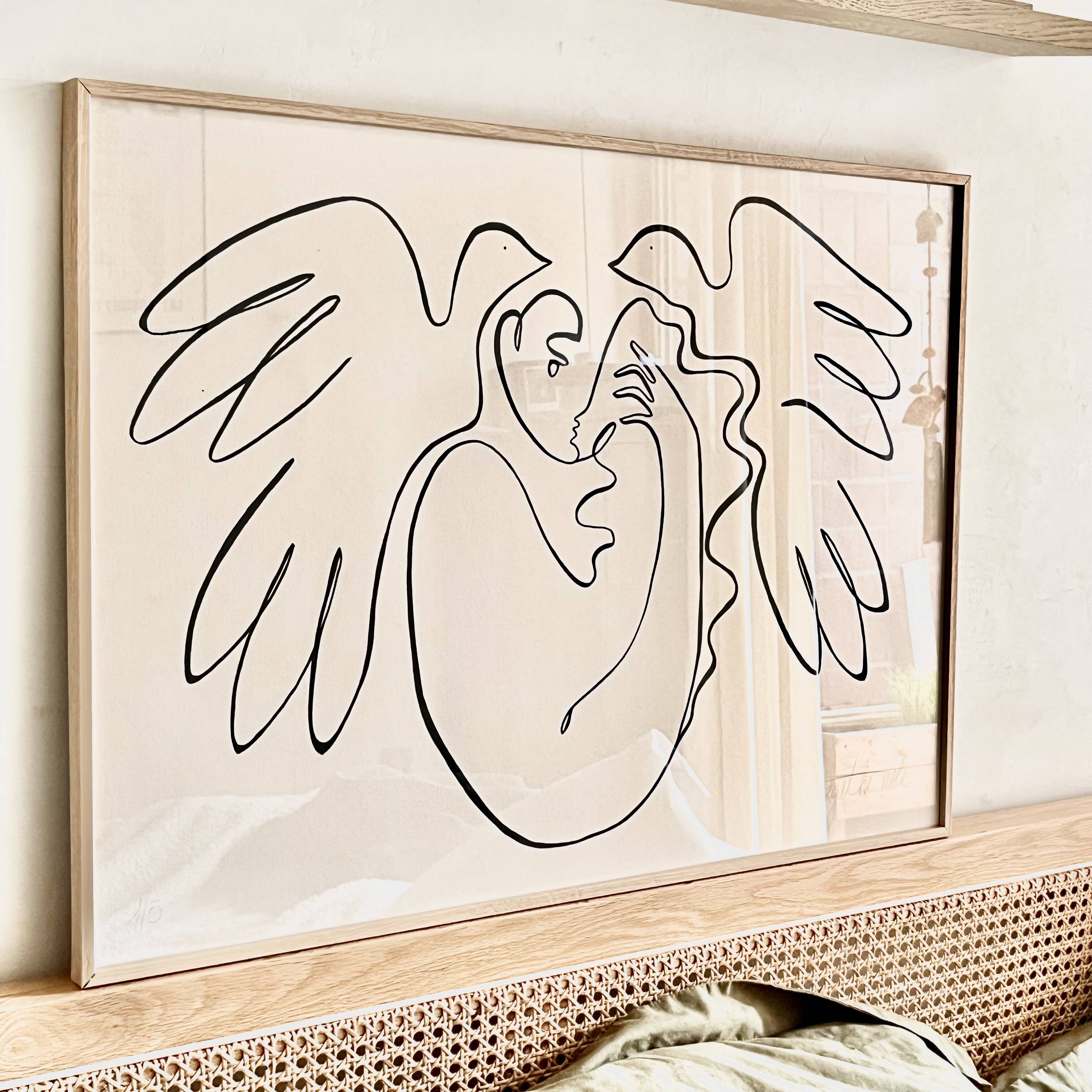 “The sunrise of Héméré”, 2023, format 50 x 70 cm by Atelier Agapé