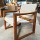 Vintage armchair by Karin Mobring from the 70s, new fabric and straps