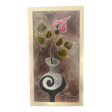 Rare Gilbert Valentin ceramic plaque