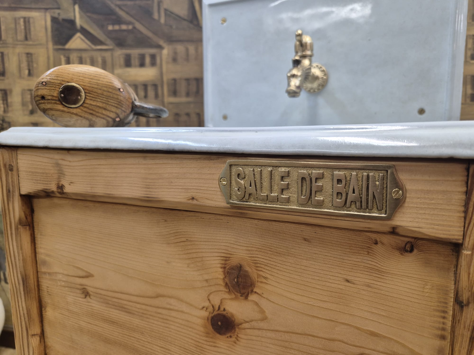 Old marine washstand