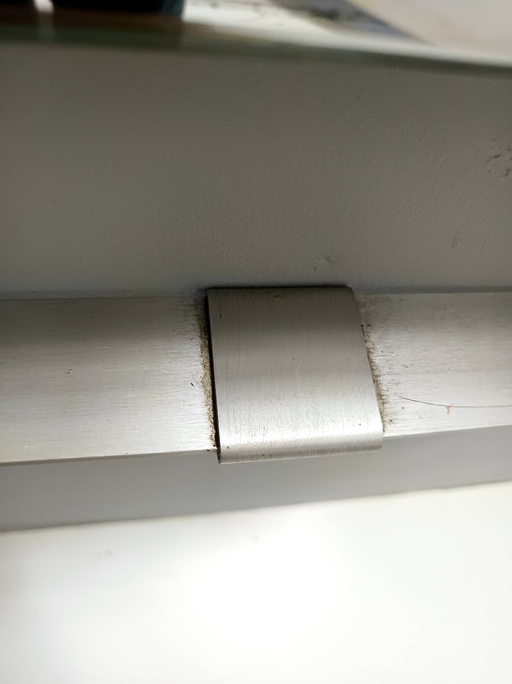 Rectangular Wall Mirror with Silver Glazed Metal Frame, Italy 1970s