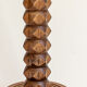 Lamp base in oak or walnut wood, 60s