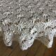 Antique crochet tablecloth