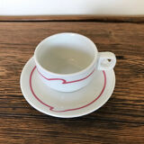 Set 6 espresso cups and vintage saucers Schonwald