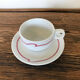 Set 6 espresso cups and vintage saucers Schonwald