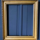 Gild frame nineteenth stucco decor of rinceaux